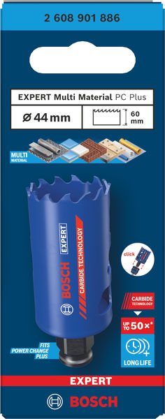 BOSCH EXPERT Multi Material Power Change Plus-Lochsäge, 44 x 60 mm BOSCH EXPERT Multi Material Power Change Plus-Lochsäge, 44 x 60 mm