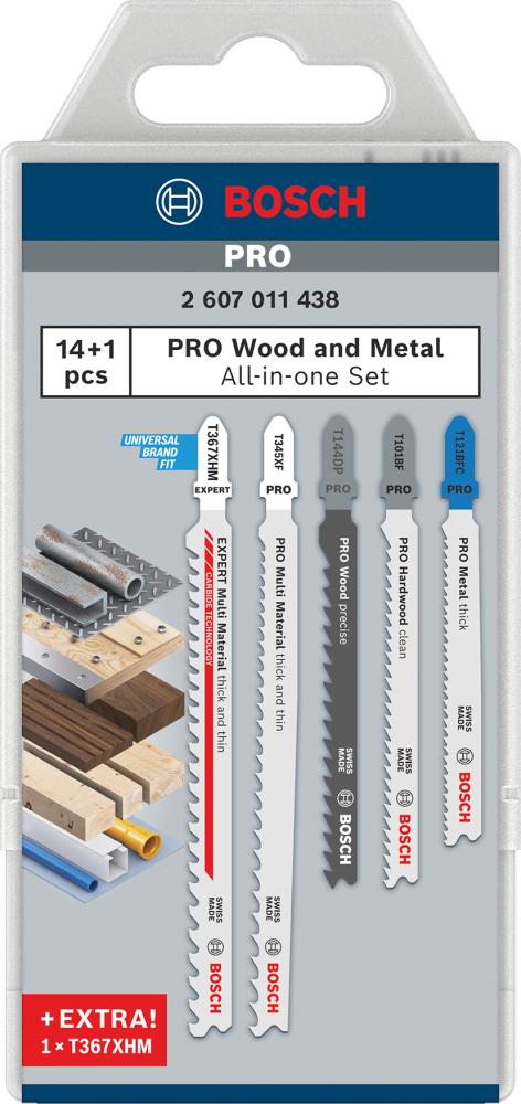 BOSCH PRO Holz und Metall Universal-Set, 15-teilig BOSCH PRO Holz und Metall Universal-Set, 15-teilig