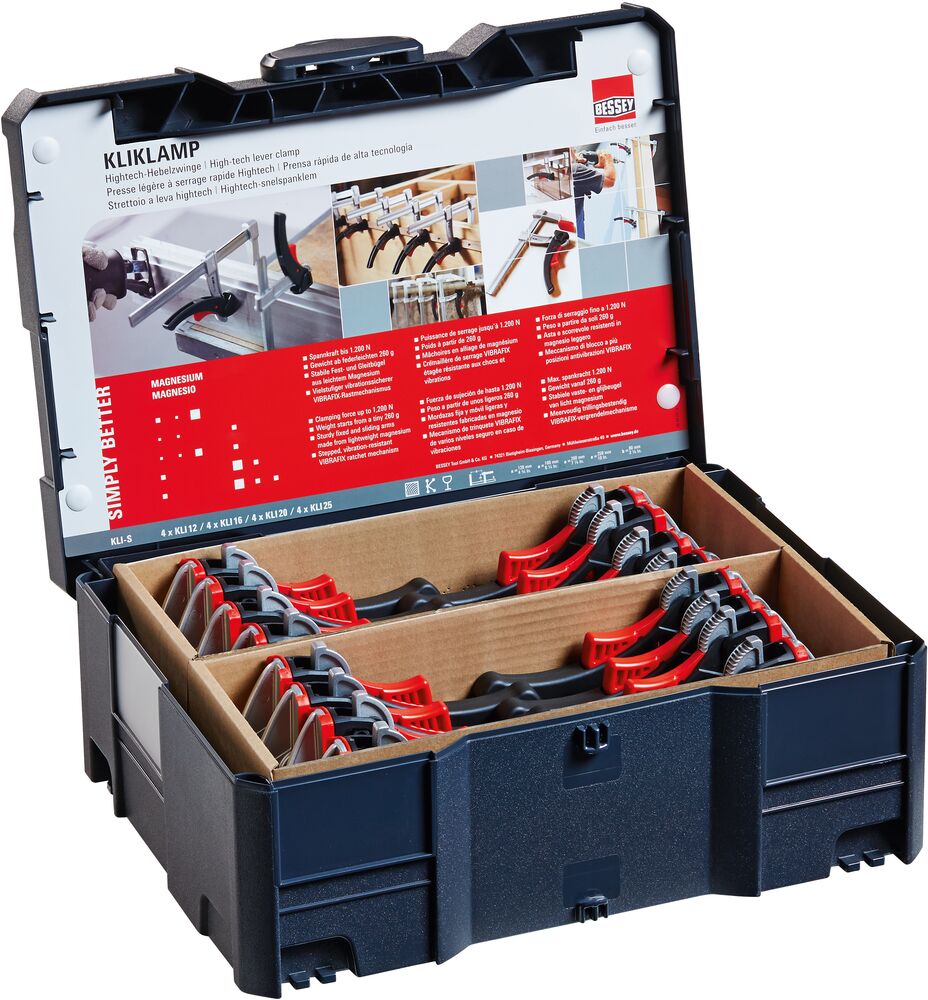 BESSEY Hightech-Hebelzwinge KliKlamp Systainer KLI-S BESSEY Hightech-Hebelzwinge KliKlamp Systainer KLI-S