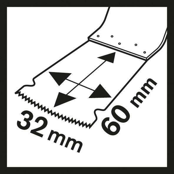 BOSCH HCS Tauchsägeblatt PAIZ 32 EPC Wood, 60 x 32 mm BOSCH HCS Tauchsägeblatt PAIZ 32 EPC Wood, 60 x 32 mm