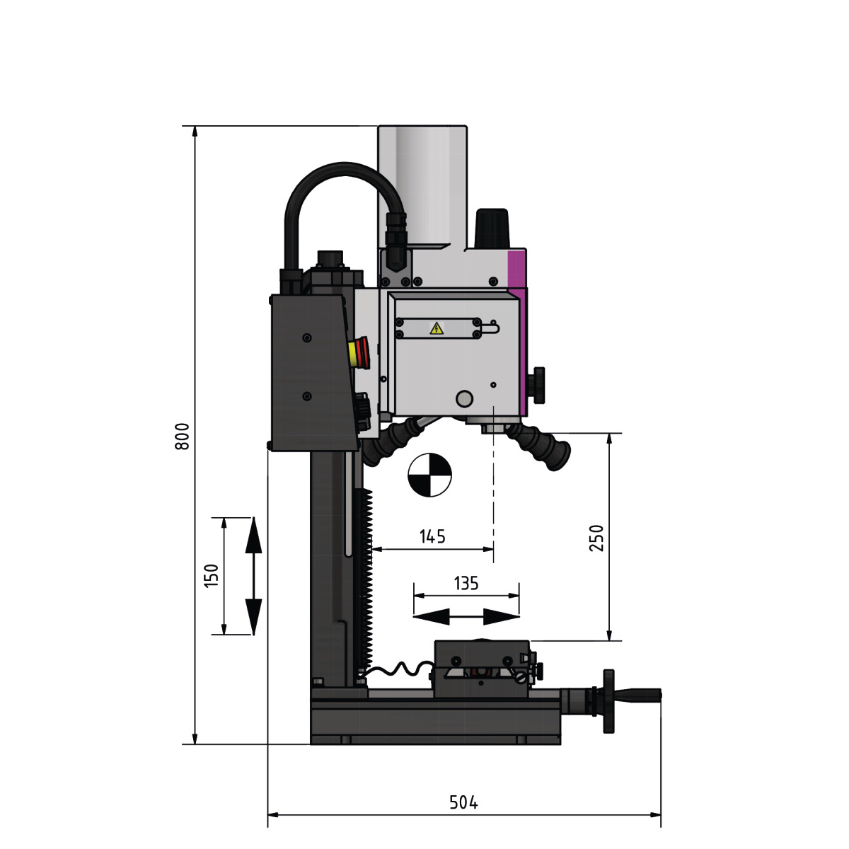 STÜRMER Bohr- und Fräsmaschine Optimum OPTImill MH 15V STÜRMER Bohr- und Fräsmaschine Optimum OPTImill MH 15V