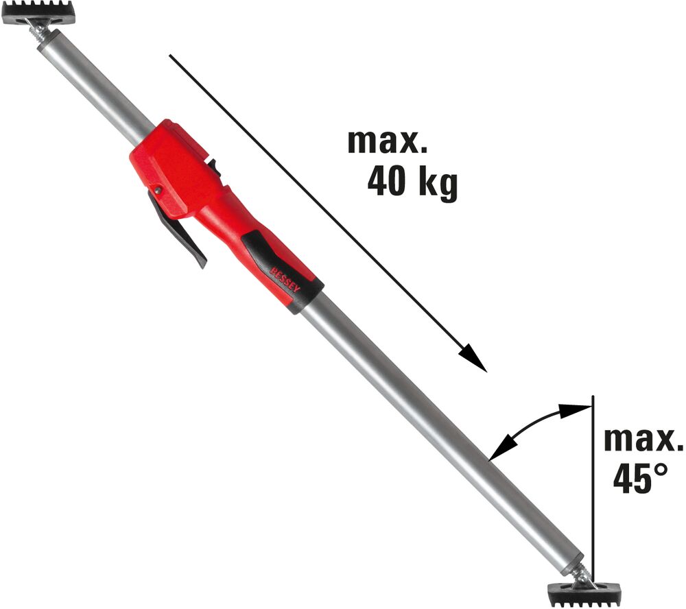 BESSEY Deckenstütze und Montagestütze STE mit Pumpgriff BESSEY Deckenstütze und Montagestütze STE mit Pumpgriff