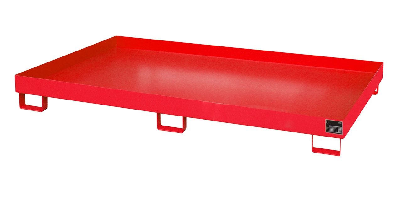 BAUER Regalwanne RW 2200-1, lackiert, Feuerrot