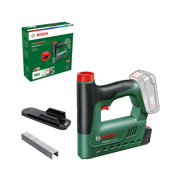BOSCH Akku-Tacker UniversalTacker 18V-14 mit 1000 Klammern und Papierabstandshalter BOSCH Akku-Tacker UniversalTacker 18V-14 mit 1000 Klammern und Papierabstandshalter