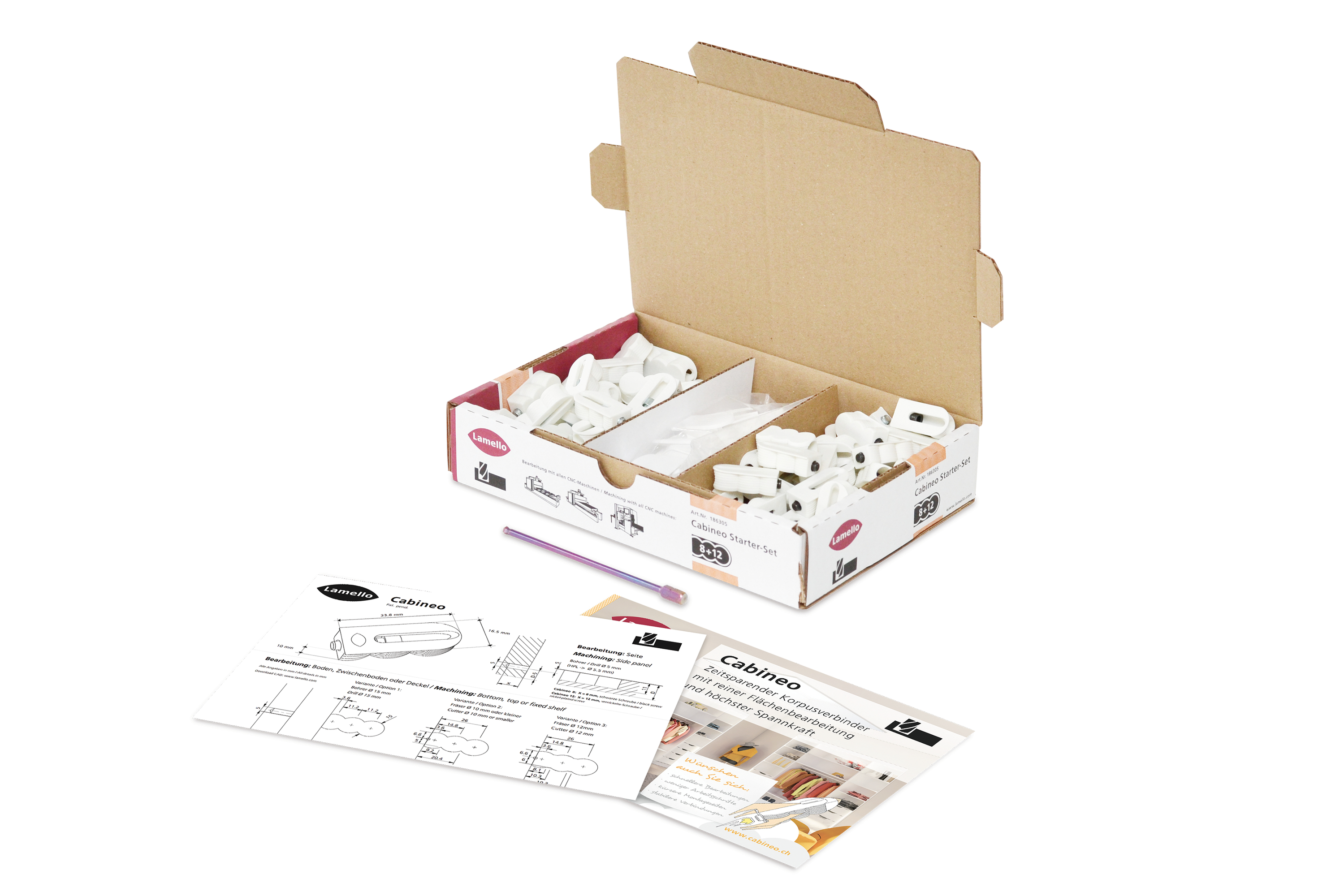 LAMELLO Cabineo 8/12 Starterset
