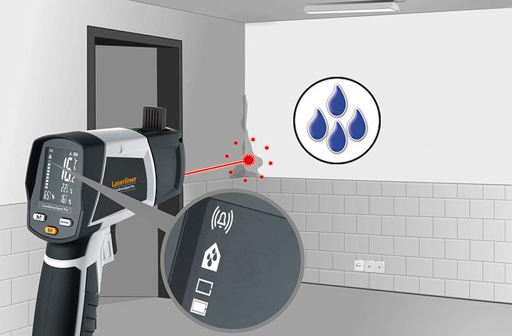 LASERLINER Klima-/Feuchte-/Temperaturmessgerät CondenseSpot Pro