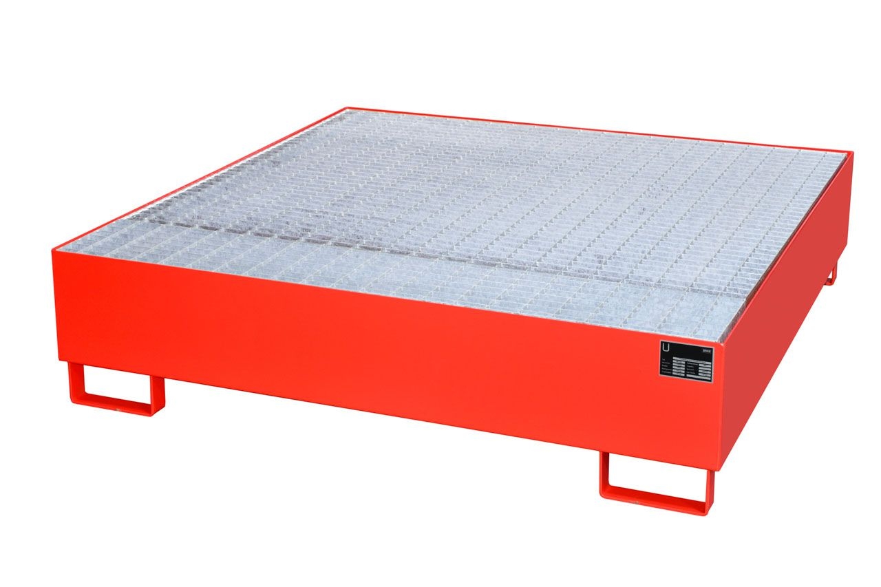 BAUER Auffangwanne AW 450, lackiert, Feuerrot BAUER Auffangwanne AW 450, lackiert, Feuerrot