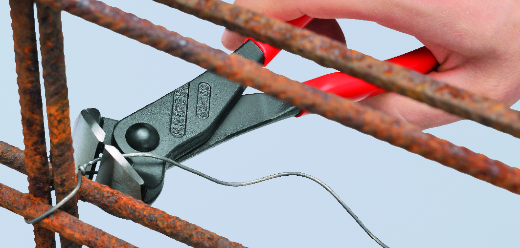 KNIPEX KNIPEX 68 01 180 Vornschneider 180 mm schwarz atramentiert mit Kunststoff überzogen poliert