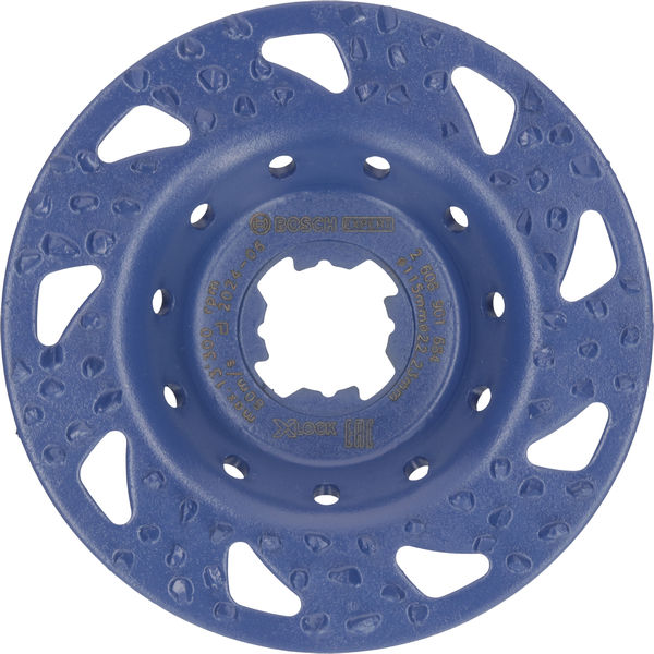 BOSCH EXPERT Multi Material Carbide-Topfscheibe grob, flach, X-LOCK, 115 mm, 22,23 mm
