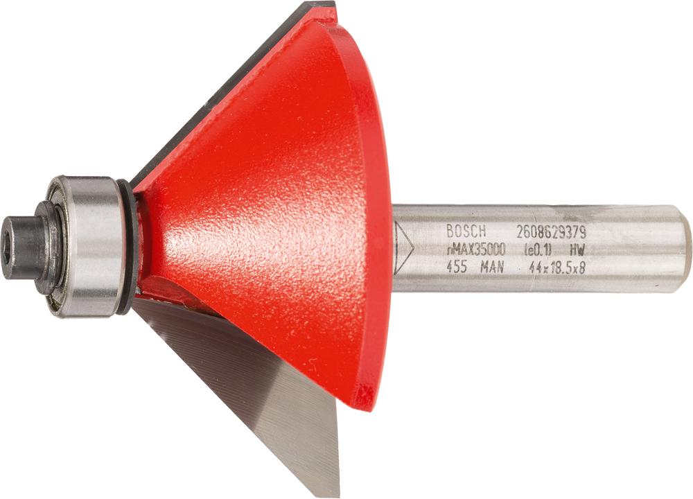 BOSCH Fasefräser Expert for Wood, 8 mm, D 44 mm, L 18,5 mm, G 61 mm BOSCH Fasefräser Expert for Wood, 8 mm, D 44 mm, L 18,5 mm, G 61 mm