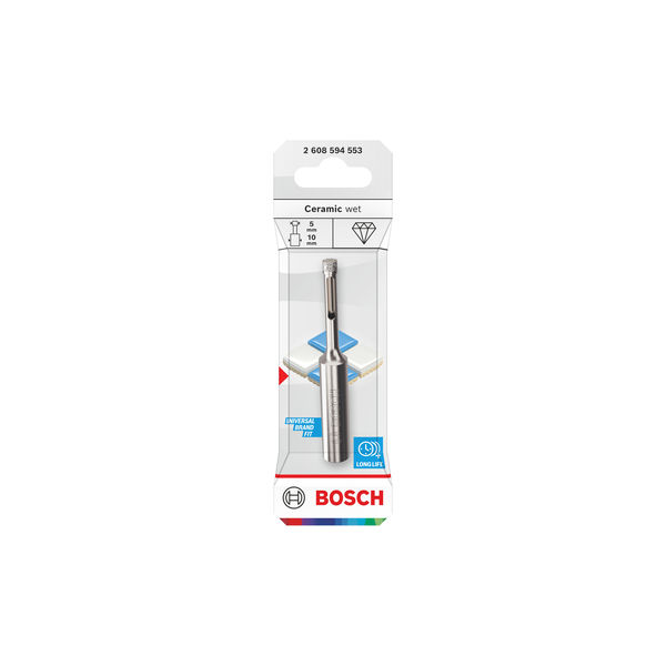 BOSCH Ceramic wet Nassbohrer, 5 x 10 x 30 mm