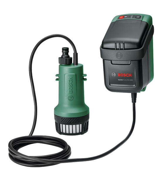 BOSCH Akku-Regenwasserpumpen GardenPump 18V-2000