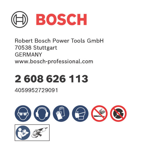 BOSCH PRO Stainless Steel and Metal Trennscheibe, 125 x 1 x 22,23 mm, gerade, 100 Stk. BOSCH PRO Stainless Steel and Metal Trennscheibe, 125 x 1 x 22,23 mm, gerade, 100 Stk.