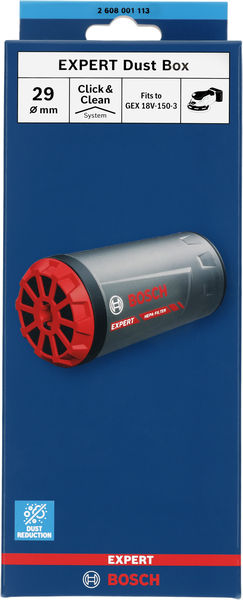 BOSCH EXPERT Staubbox, GEX 18V-150-3 BOSCH EXPERT Staubbox, GEX 18V-150-3