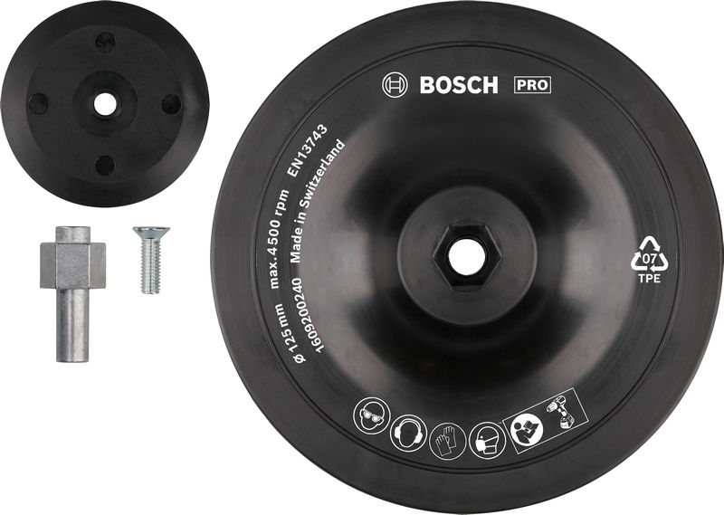 BOSCH PRO Stützteller, 125 x 8 mm