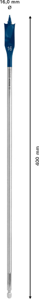 BOSCH EXPERT Self Cut Speed Flachfräsbohrer, 16x400mm BOSCH EXPERT Self Cut Speed Flachfräsbohrer, 16x400mm