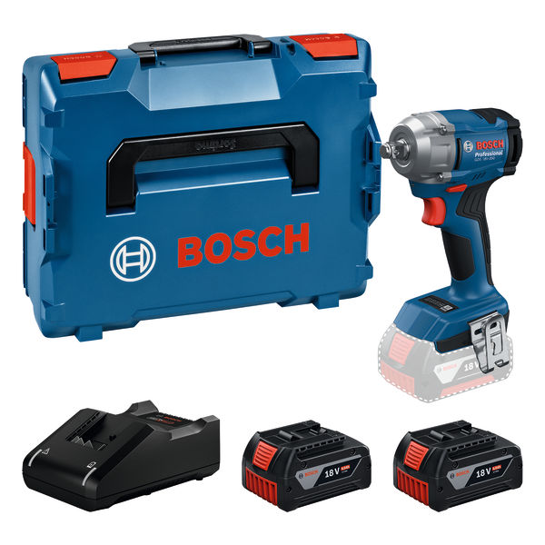 BOSCH Akku-Drehschlagschrauber GDS 18V-350, 2 x Akku GBA 18V 4.0Ah in L-BOXX BOSCH Akku-Drehschlagschrauber GDS 18V-350, 2 x Akku GBA 18V 4.0Ah in L-BOXX