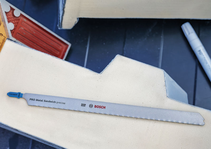 BOSCH PRO Metal Sandwich T1018AFP Stichsägeblatt, 250 mm, 5-tlg.