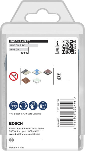 BOSCH EXPERT HEX-9 Hard Ceramic Bohrer-Set, 4/5/6/8/10 x 90 mm, 5-tlg BOSCH EXPERT HEX-9 Hard Ceramic Bohrer-Set, 4/5/6/8/10 x 90 mm, 5-tlg