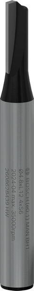 BOSCH PRO Nutfräser, einschneidig, Ø 4,8 x L 12,4, Schaft 6 mm BOSCH PRO Nutfräser, einschneidig, Ø 4,8 x L 12,4, Schaft 6 mm