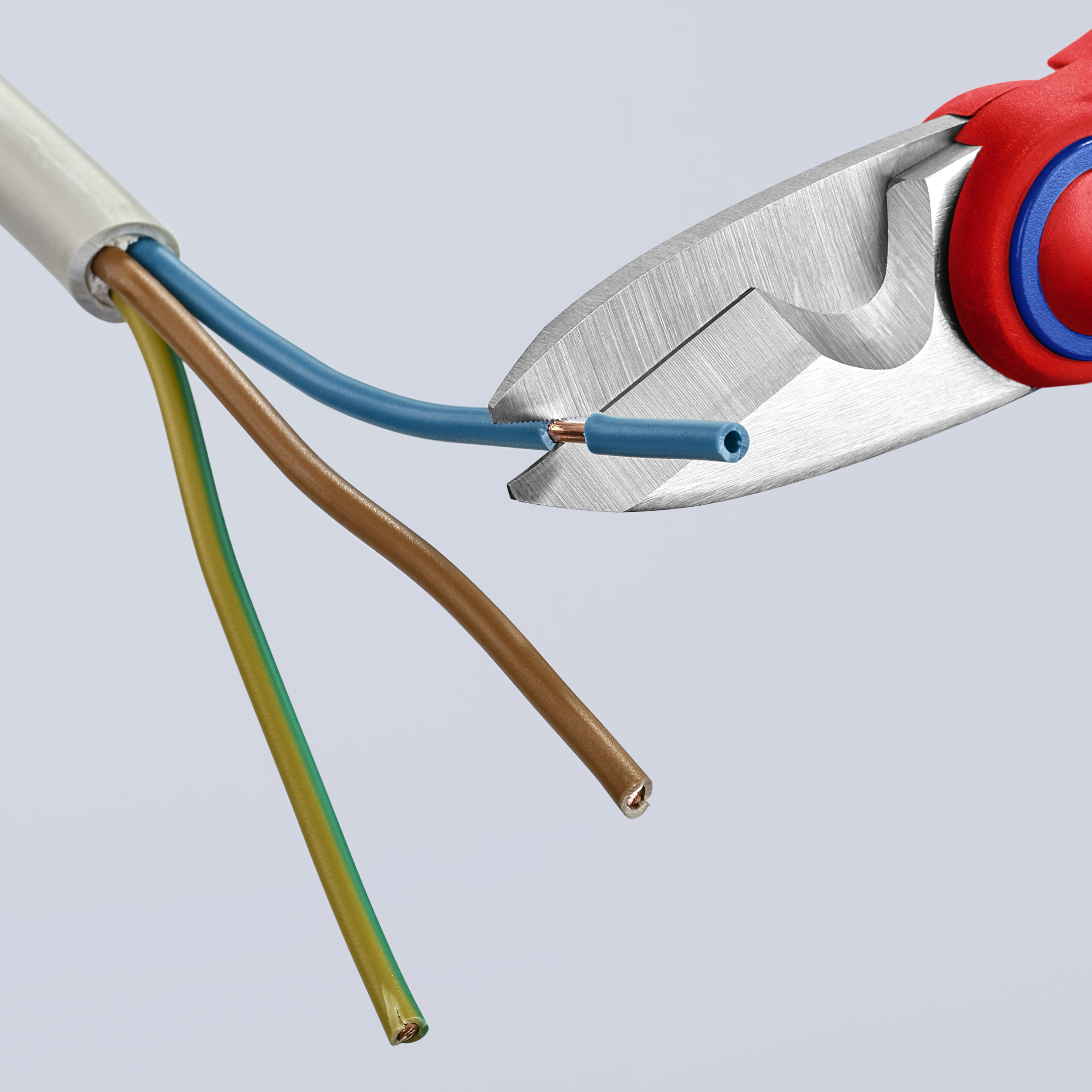 KNIPEX KNIPEX 95 05 10 SB Elektrikerscheren 190 mm mit Mehrkomponenten-Hüllen, glasfaserverstärkt poliert KNIPEX KNIPEX 95 05 10 SB Elektrikerscheren 190 mm mit Mehrkomponenten-Hüllen, glasfaserverstärkt poliert