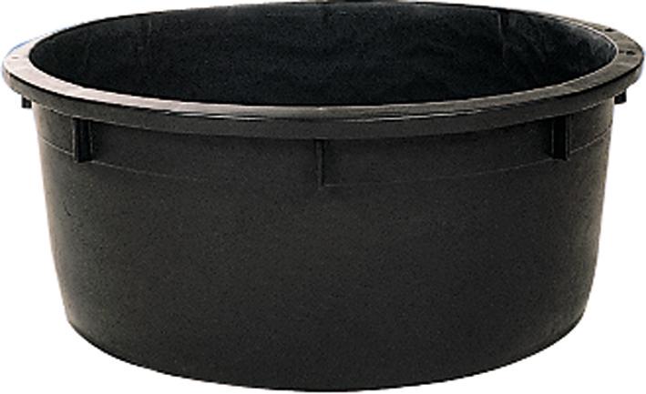 NEUTRAL Spezialkübel rund schwarz, 150 l
