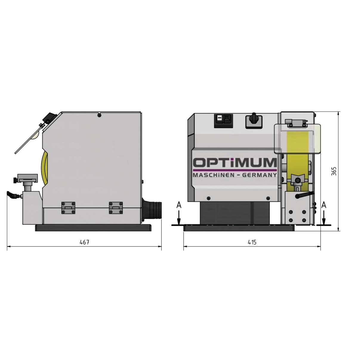STÜRMER Bürstenentgrater Optimum OPTIgrind GB 250B STÜRMER Bürstenentgrater Optimum OPTIgrind GB 250B