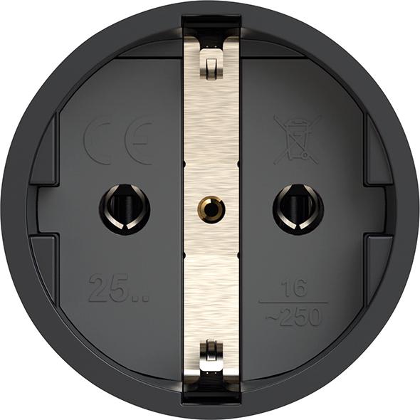PCE Schutzkontaktkupplung IP20 Vollgummi 16A / 250V AC / 3p (2P+E) PCE Schutzkontaktkupplung IP20 Vollgummi 16A / 250V AC / 3p (2P+E)
