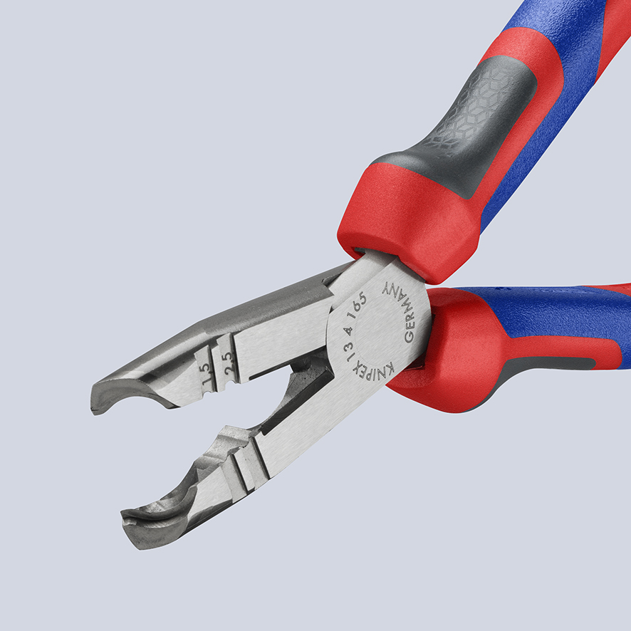 KNIPEX KNIPEX 13 42 165 Abmantelungszange 165 mm schwarz atramentiert mit Comfort-Griffen poliert