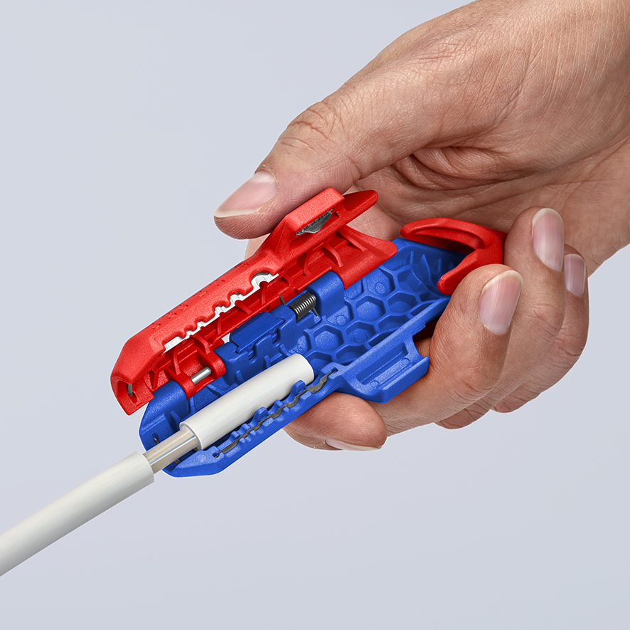 KNIPEX KNIPEX 16 95 03 SB ErgoStrip® PV Abmantelungswerkzeug 135 mm KNIPEX KNIPEX 16 95 03 SB ErgoStrip® PV Abmantelungswerkzeug 135 mm