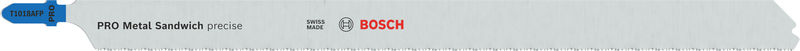 BOSCH PRO Metal Sandwich T1018AFP Stichsägeblatt, 250 mm, 5-tlg. BOSCH PRO Metal Sandwich T1018AFP Stichsägeblatt, 250 mm, 5-tlg.