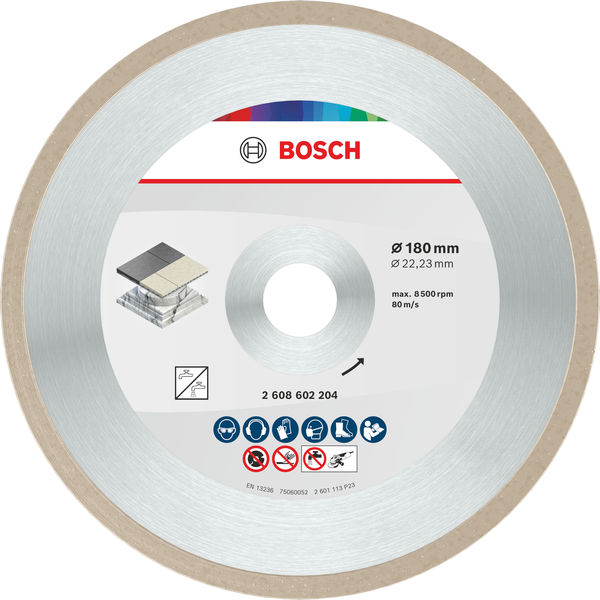 BOSCH Ceramic Trennscheibe, 150 x 7 mm, Bohrung 22,23 mm, 10-tlg.