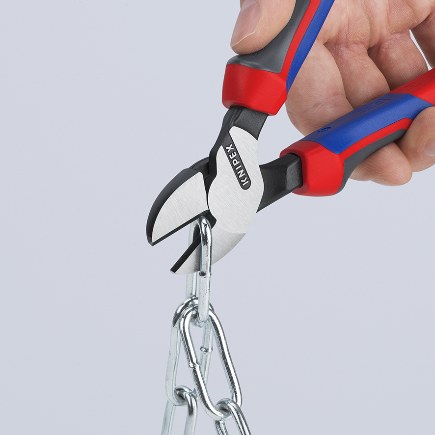 KNIPEX KNIPEX 74 02 200 SB Kraft-Seitenschneider 200 mm schwarz atramentiert mit Comfort-Griffen poliert KNIPEX KNIPEX 74 02 200 SB Kraft-Seitenschneider 200 mm schwarz atramentiert mit Comfort-Griffen poliert