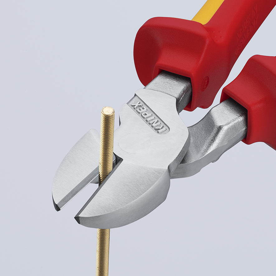 KNIPEX KNIPEX 74 06 200 SB Kraft-Seitenschneider 200 mm verchromt isoliert mit Mehrkomponenten-Hüllen, VDE-geprüft KNIPEX KNIPEX 74 06 200 SB Kraft-Seitenschneider 200 mm verchromt isoliert mit Mehrkomponenten-Hüllen, VDE-geprüft