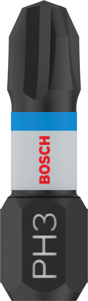 BOSCH PRO Phillips Impact Bit, PH3, 25 mm, 2-tlg.