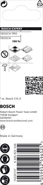 BOSCH EXPERT CYL-9 Multi Construction Bohrer, 10x200x250 mm
