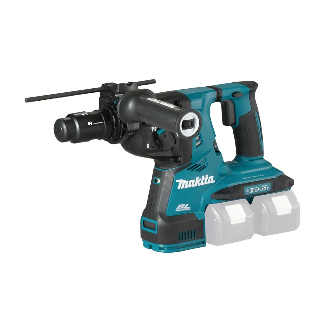 MAKITA Akku-Bohrhammer 2x18V DHR281ZJ
