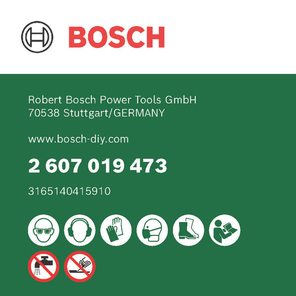 BOSCH Diamanttrennscheibe für Fliesen, Durchmesser: 125 mm BOSCH Diamanttrennscheibe für Fliesen, Durchmesser: 125 mm