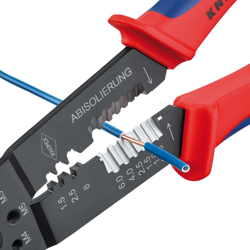 KNIPEX Crimpzange schwarz lackiert 240 mm