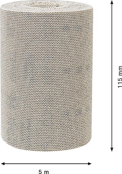 BOSCH EXPERT M480 Schleifnetzrolle, 115x5000mm, K100 BOSCH EXPERT M480 Schleifnetzrolle, 115x5000mm, K100