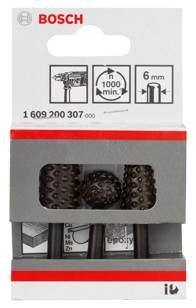 BOSCH 3-tlg. Freihandfräser-Set, 16 mm BOSCH 3-tlg. Freihandfräser-Set, 16 mm