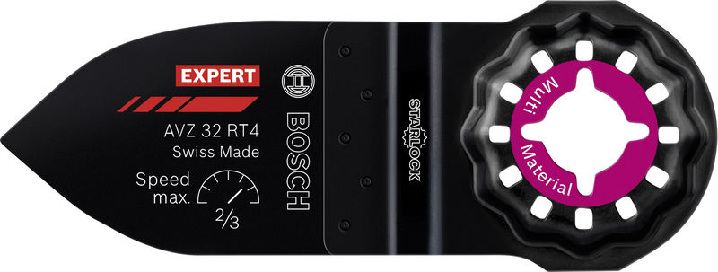 BOSCH EXPERT AVZ 32 RT4 Schleiffinger für Multifunktionswerkzeuge, 32x53 mm BOSCH EXPERT AVZ 32 RT4 Schleiffinger für Multifunktionswerkzeuge, 32x53 mm