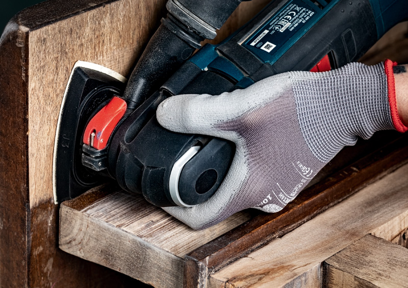 BOSCH EXPERT M480 Schleifnetz Set, 93mm, K80-180, 6-tlg.