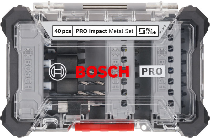 BOSCH PRO Impact Schrauberbits und Metallbohrer Set, 40-tlg. BOSCH PRO Impact Schrauberbits und Metallbohrer Set, 40-tlg.