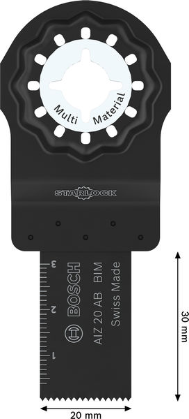 BOSCH AIZ 20 AB Multi Material Tauchsägeblatt, Starlock, 20 x 30 mm BOSCH AIZ 20 AB Multi Material Tauchsägeblatt, Starlock, 20 x 30 mm