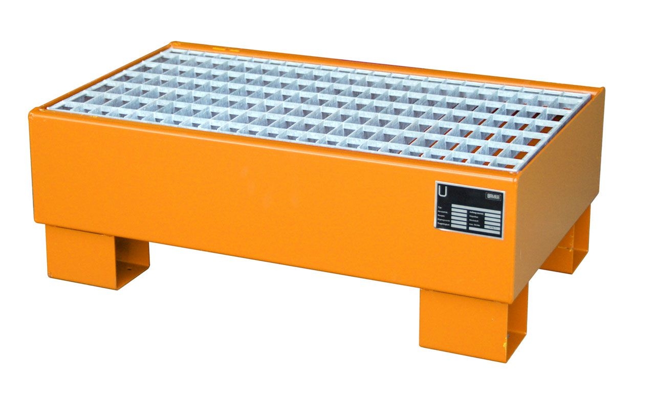 BAUER Auffangwanne AW 60-1/M, lackiert, Gelborange BAUER Auffangwanne AW 60-1/M, lackiert, Gelborange