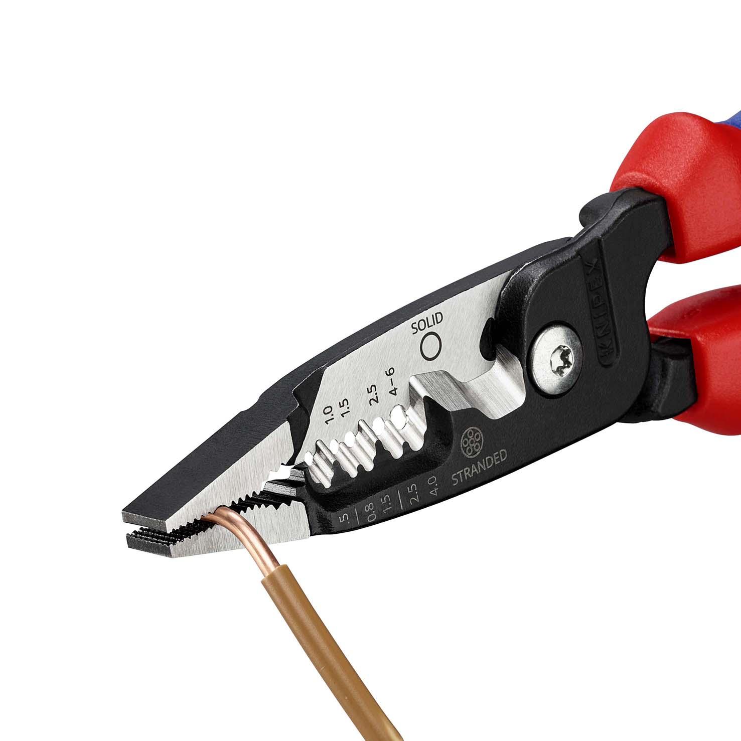 KNIPEX KNIPEX 13 72 200 ME Multifunktions-Elektrikerzange metrisches Modell 200 mm schwarz atramentiert mit Mehrkomponenten-Hüllen poliert KNIPEX KNIPEX 13 72 200 ME Multifunktions-Elektrikerzange metrisches Modell 200 mm schwarz atramentiert mit Mehrkomponenten-Hüllen poliert