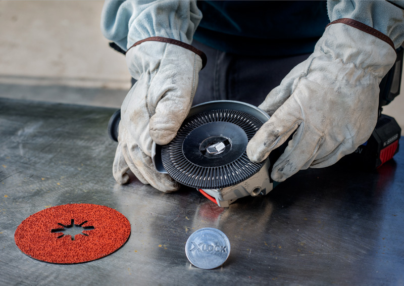 BOSCH EXPERT R781 Fiberscheibe, 180mm, K80, 25-tlg.