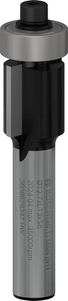 BOSCH PRO Bündigfräser mit untenlieg. Führungskugellager, Ø 12,7 x L 13, Schaft 8 mm BOSCH PRO Bündigfräser mit untenlieg. Führungskugellager, Ø 12,7 x L 13, Schaft 8 mm