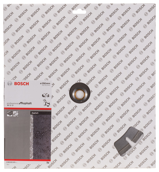 BOSCH Diamanttrennscheibe Standard for Asphalt, 350 x 20,00/25,40 x 3,2 x 8 mm BOSCH Diamanttrennscheibe Standard for Asphalt, 350 x 20,00/25,40 x 3,2 x 8 mm